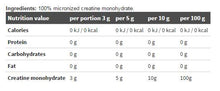 Load image into Gallery viewer, CREATINE POWDER 250 G