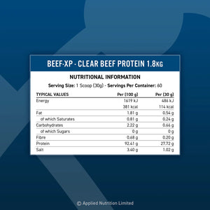 BEEF-XP CLEAR HYDROLYSED BEEF PROTEIN 1800 G