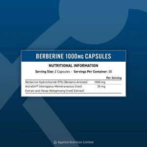 BERBERINE CAPSULES 1000MG