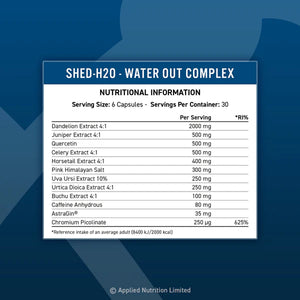 SHED H2O  WATER OUT COMPLEX