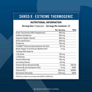 SHRED-X EXTREME THERMOGENIC CAPSULES