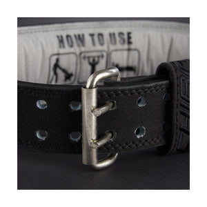 CHIBA LEATHER BELT BLACK