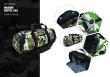 Load image into Gallery viewer, UNIVERSAL MEDIUM DUFFEL BAG CAMOUFLAGE
