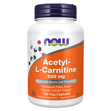 Load image into Gallery viewer, ACETYL L- CARNITINE 500 mg  100 caps