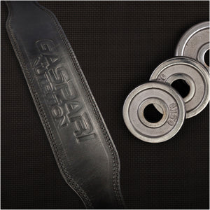 GENUINE LEATHER EMBOSSED WEIGHT BELT