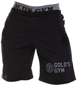 Gold's Gym Mens Workout Training Double Large Waistband Zip Pocket Mesh Shorts