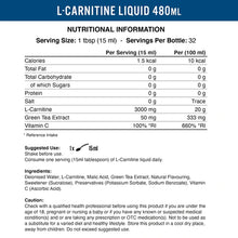 Load image into Gallery viewer, L CARNITINE LIQUID 3000 WITH GREEN TEA