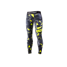 Load image into Gallery viewer, MEN&#39;S LEGGINGS ATHLETIC CAMO LIME