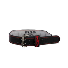 Load image into Gallery viewer, EATHER BELT  BLACK RED
