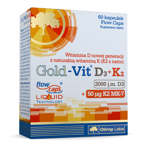 GOLD - VIT ® D3 + К2 2000 UI  60 caps